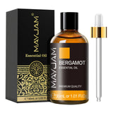 MAYJAM 1PCS 30ML Huile Essentielle d'Aromathérapie Lavande Vanille Jasmin Eucalyptus Menthe Poivrée Huile Aromatique pour Diffuseur Bougie Savon