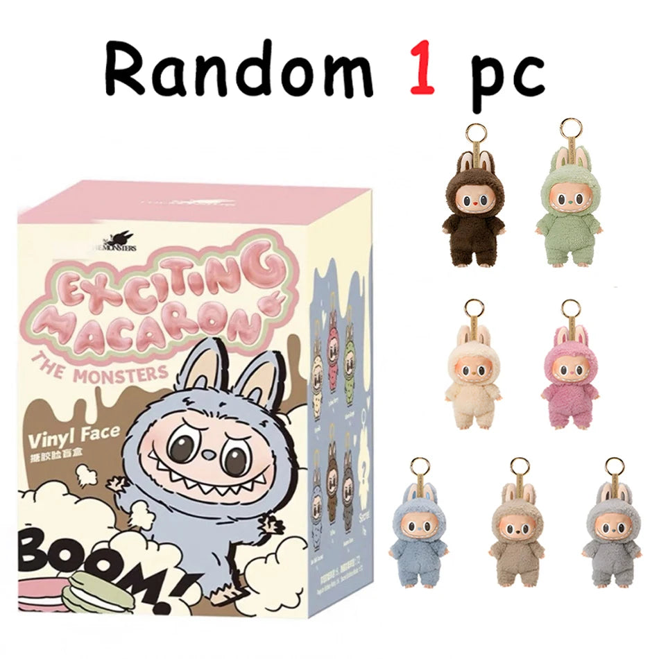 100% Original Labubu V3 boîte à cigarettes grande en énergie pour les monstres colgante figurine d'action version véritable Labubu poupée Anime