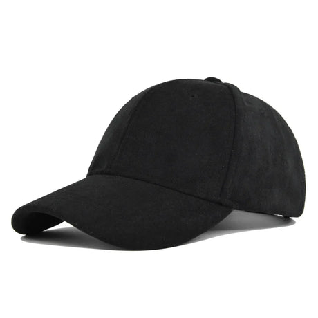 Solid Suede Retro Baseball Caps For Men Women Spring Autumn Street Snapback Hip Hop Hat Adjustable Faux Fur Sunscreen Visor Cap - Lootquake