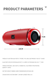 Altavoz Bluetooth Xiaomi de alta calidad, portátil, de alta potencia, con graves profundos, inalámbrico, para exteriores, sonido envolvente 3D, 200 W, TWS/FM