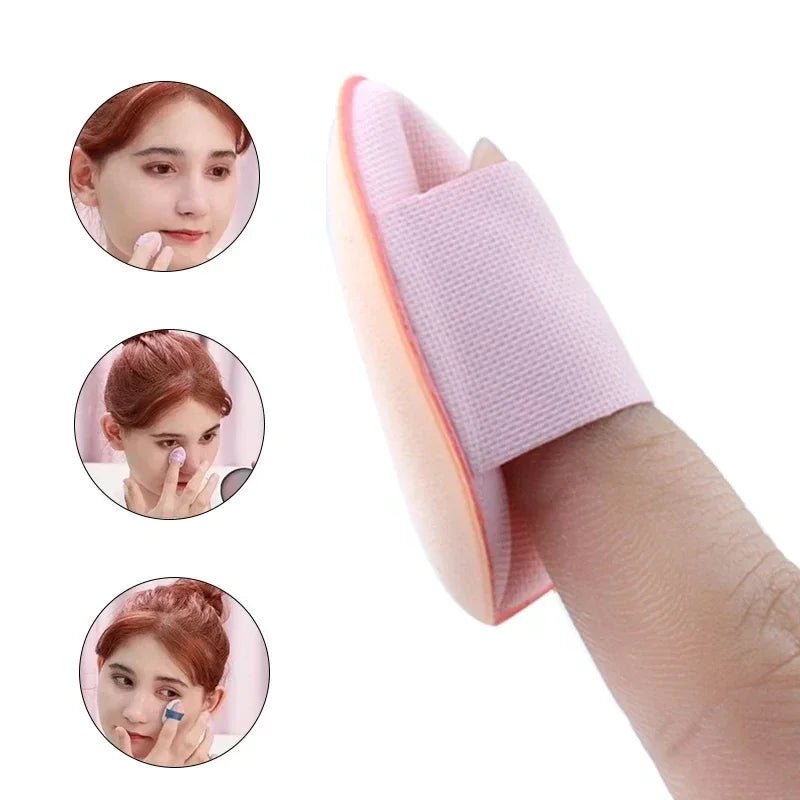 5/10 unidades de mini esponjas para base de maquillaje con cojín de aire, corrector facial, crema BB, aplicador cosmético, herramientas de maquillaje.