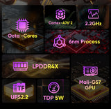 Tablette N-one NPad X1 MTK G99 8 cœurs 10,95 pouces Android 13 Charge rapide 8 600 mAh MAX 16 Go 128 Go 2 000 x 1 200 FHD 4G LTE Support L1