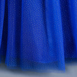 New Christmas Party Princess long dress children's dress children's gauze lace birthday party dinner ball big butterfly dress