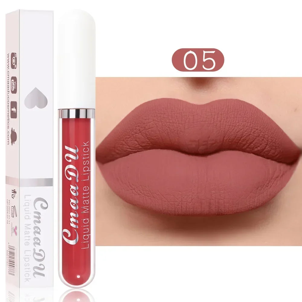 Lipstick Waterproof Long lasting Make-up for women Cosmetics Korean makeup Matte lipstick