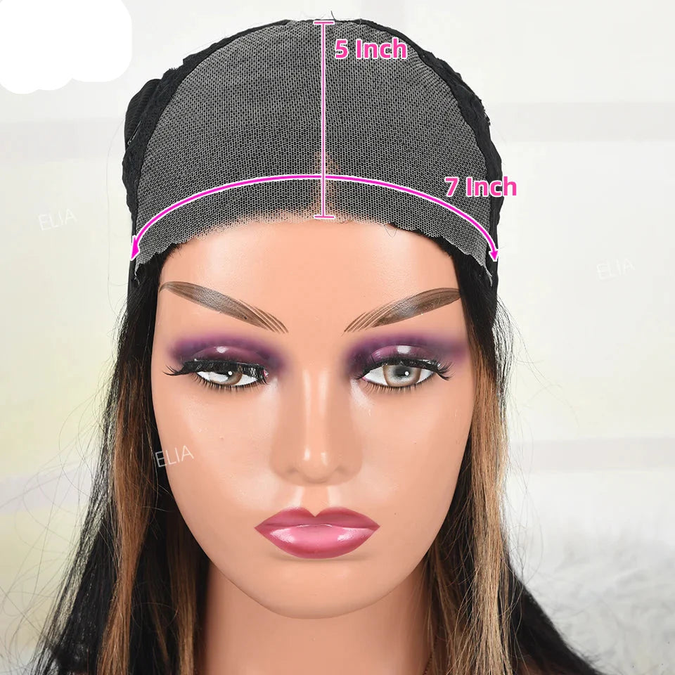 32 Inch Ombre Brown Body Wave Wig | 13x4 Transparent Lace Front Peruvian Remy Human Hair (High Quality, On Sale)