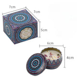Coffret de bougies parfumées, 1 pièce, motif arabe islamique, pot de bougie parfumée, sans fumée, pour couples, bougies d'encens romantiques