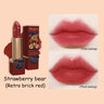 Flower Knows Love Bear Series Matte Moisturizing Lipstick Silky Smooth Renewal Natural Lip Makeup Professional Cosmetic Women