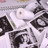 Mini impresora de 57 x 25 mm, papel térmico, etiqueta adhesiva, papel autoadhesivo para niños, impresión instantánea, cámara, impresora de bolsillo
