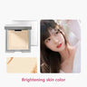 Waterproof powder with mirror, durable makeup, full face coverage, compact powder, cosmetics base, 3 colors