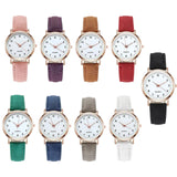 Reloj Mujer Fashion Watch For Women Leather Belt Watches Ladies Luxury Analog Quartz Luminous Wristwatch Clock Relogio Feminino - Lootquake