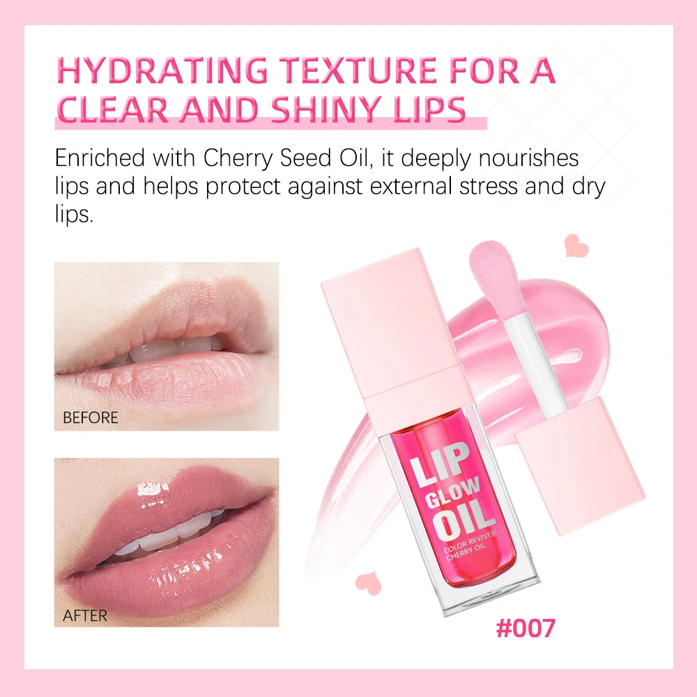 Lip Glow Oil Jelly Lip Gloss Set Long Lasting Permanent Lipstick Woman Tint for Lips Stick Free Shipping Lipgloss Glosses Stain