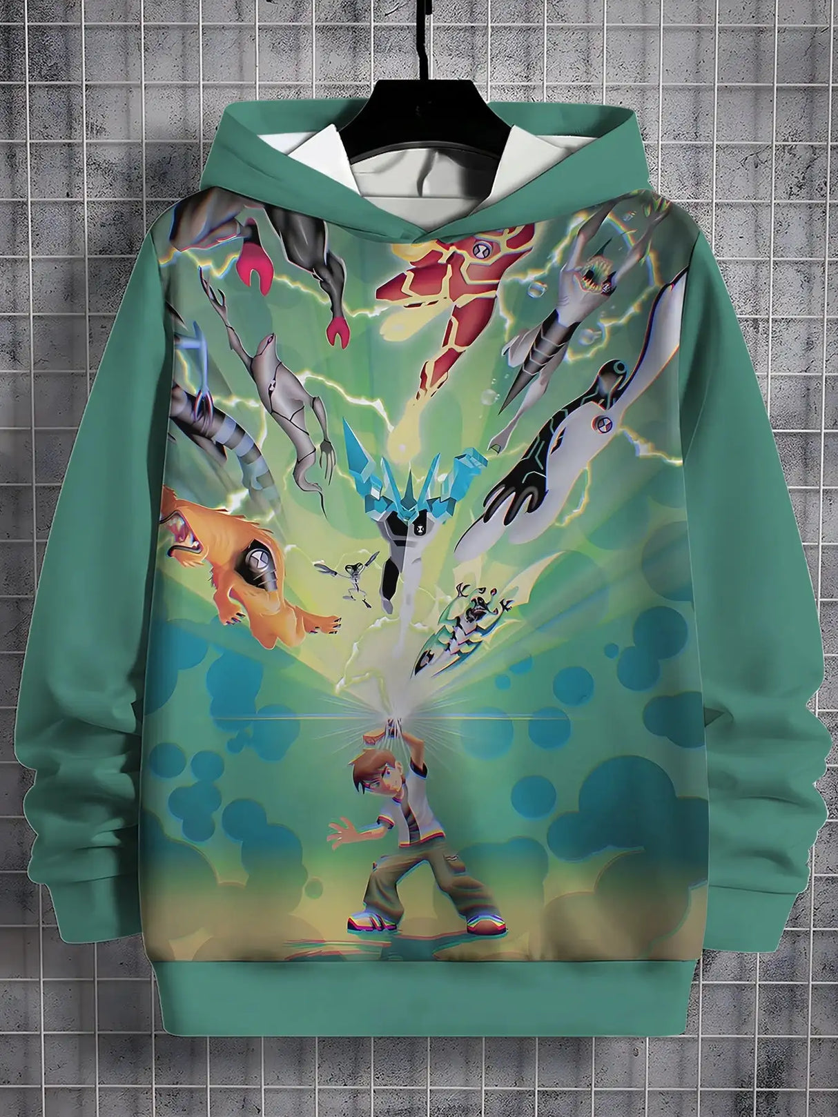 Ben 10 3D Print All Seasons Children Casual Sweatshirt Cool Pullover Tops Unisex Clothes Boy Girl Hoodies - Lootquake