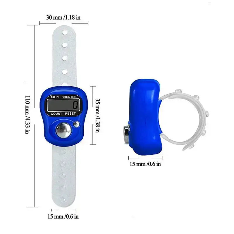 Finger Counter Compass Islamic Bead Digital LED Electronic Handheld Tally Counter Clicker counter ring - Lootquake