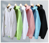 2023 Summer Men's Windbreaker Big Size Sun Protection Clothing Korean Style Ultra-thin Streetwear Zipper Hooded Jackets Man - Lootquake