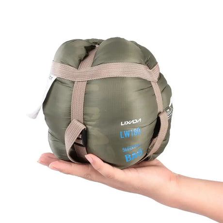 Lixada 190 * 75cm Outdoor Portable Envelope Sleeping Bag Camping Travel Hiking Multifunction Ultra-light 680g Backpacking - Lootquake