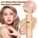 Base de maquillaje Biomimic Spectrums Light Spectrums 4 en 1 con FPS 50+, corrector cambiante de larga duración