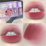New Lovely Matte Liquid Lipstick Velvet Nude Red Lip Gloss Long Lasting Non-stick Cup Lip Mud Tint Cream Beauty Makeup Cosmetics