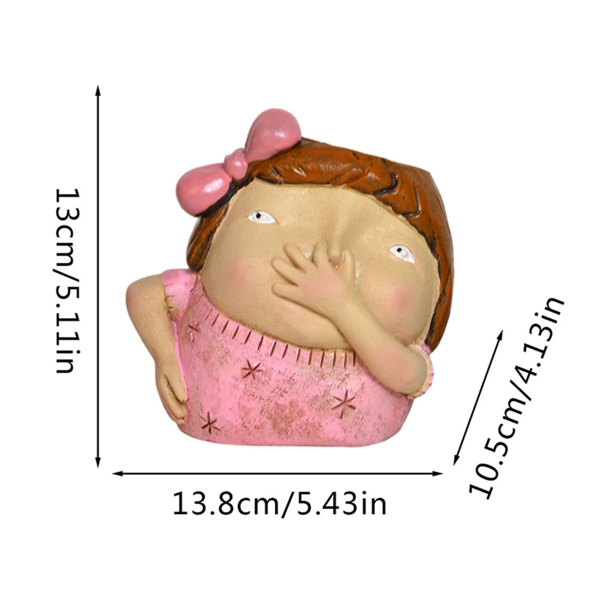 Escultura de resina de niño con la nariz en la mano para baño, divertida estatua, decoración extraña, creativa y moderna, escultura de resina, adornos de regalo.