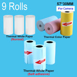 Cámara de impresión instantánea para niños, cámara fotográfica digital para niños y niñas con impresión térmica, juguetes educativos para niños, regalos, mini impresora térmica