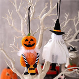 DIY Halloween Hanging Ornaments Fabric Pumpkin Ghost Skull Bewitching Decor Home Party Spooky Season