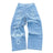 Women's Skeleton Embroidery Jeans, Men's Casual Street Style Loose Fit Jeans,Hip Hop Y2K New Straight Cargo Pants Streetwear - Lootquake