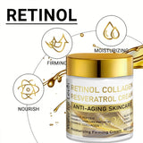 Crema de colágeno con vitamina A, crema facial de colágeno, reafirmante, hidratante de día y de noche, adecuada tanto para hombres como para mujeres.