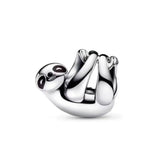 Nuevo dije de rana perezosa de plata 925 con forma de animal, pato, cerdo, oso, compatible con pulsera original, decoración, colgante para mujer, regalo de joyería