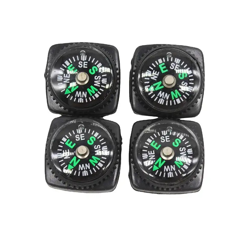 Mini Watch Strap Button Compass for Paracord Bracelet Survival Mini Pocket Compass Outdoor Hiking Camping Accessories - Lootquake