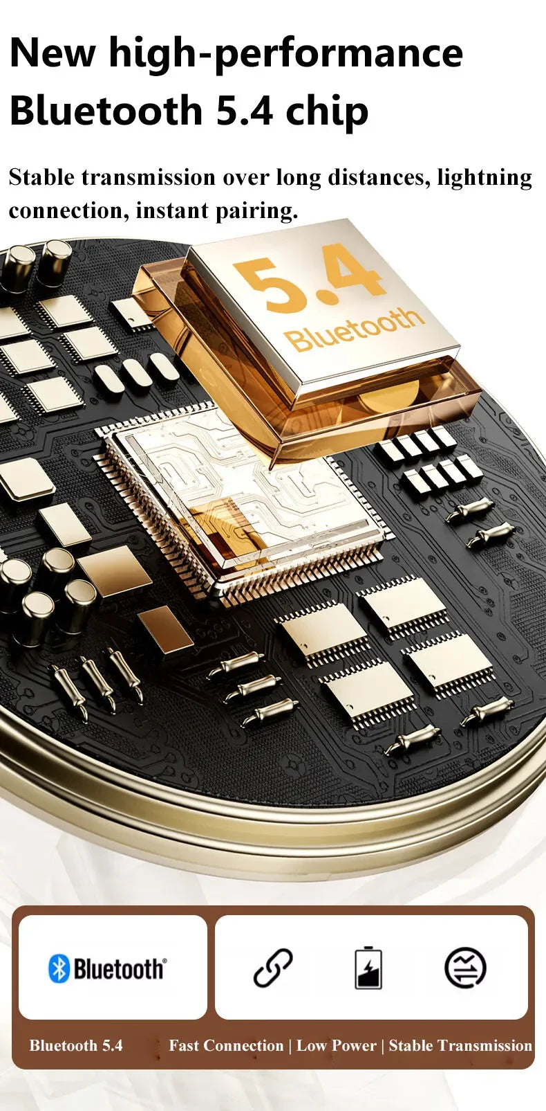 Mini haut-parleur Bluetooth intelligent à écran tactile, lecteur audio portable, appel mains libres sans fil, boîte à musique MP3, prise en charge de la lecture TF, contrôle par application