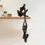 Male Female Dance Art Sculpture Abstract Lover Sculpture Decoration Home Desktop Romantic Couple Dance Resin Sculpture Artwork