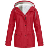 Women's Ski Jacket Warm Winter Snow Coat Waterproof Windbreaker Hooded Raincoat Snowboarding Jackets - Lootquake