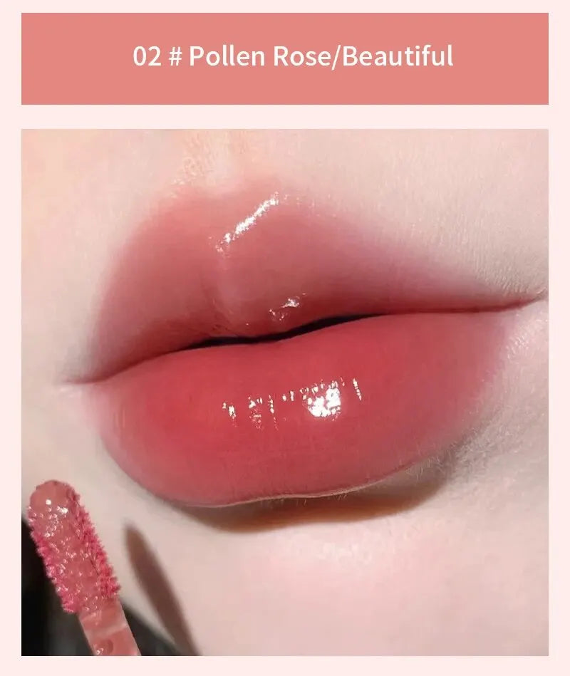 HERORANGEYingrun YueguangLip Gloss Non-stick Cup Lipstick Long-lasting Waterproof Lipstick Matte Lip Glaze Affordable Lipstick