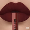 QIBEST Rouge à lèvres liquide mat Waterproof longue tenue Velours Gloss à lèvres Tube de teinte Pigment Nude mat Rouge à lèvres Maquillage des lèvres