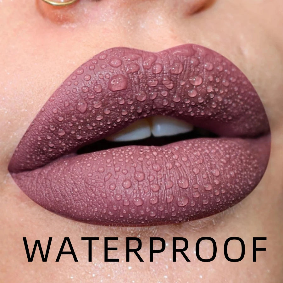 Luxurious Lip Glaze - Dewy Long-Lasting Wear, Waterproof & Moisturizing, High Pigment Lip Tint Oil, Essential Beauty Makeup for
