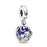 Nuevo dije de rana perezosa de plata 925 con forma de animal, pato, cerdo, oso, compatible con pulsera original, decoración, colgante para mujer, regalo de joyería