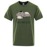 Need More Sleep Cartoons Bear Men Tshirt Street T-Shirts Hip Hop Unisex Tops Fashion Cotton Clothes Casual Breathable T Shirt - Lootquake