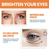 Crème contour des yeux à la vitamine C, baume hydratant anti-rides, élimine les poches sous les yeux, réduit les cernes et les ridules, crème contour des yeux anti-poches