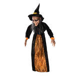 Halloween Witch Ghost Decor Horror Pendant Glowing Prank Props Electric Toys Haunted House Bar Club Home Festival Decoration