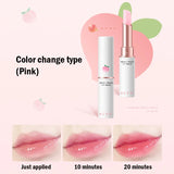 Honey Peach Lip Balm Color Change Lipstick Lips Plumper Moisturizing Hydrating Nourishing Beauty Lips Skin Carae Cosmetics