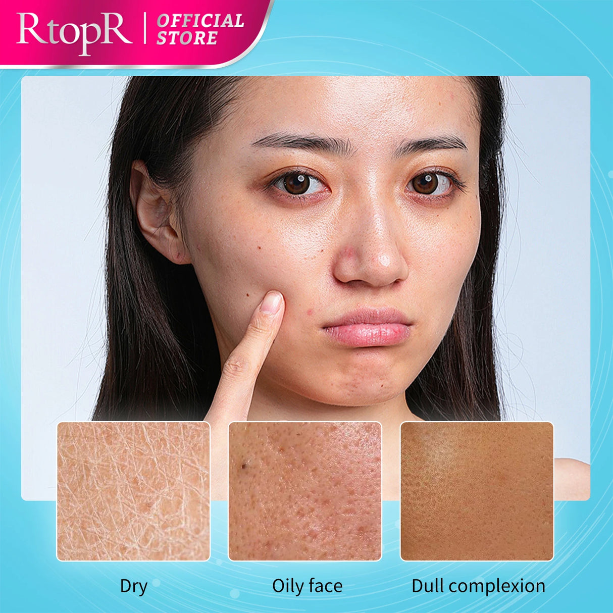 Limpiador facial con vitamina C Limpieza profunda Control de grasa del acné Limpia poros Blanqueamiento de la piel Limpia cutículas Cuidado de la piel Limpieza facial