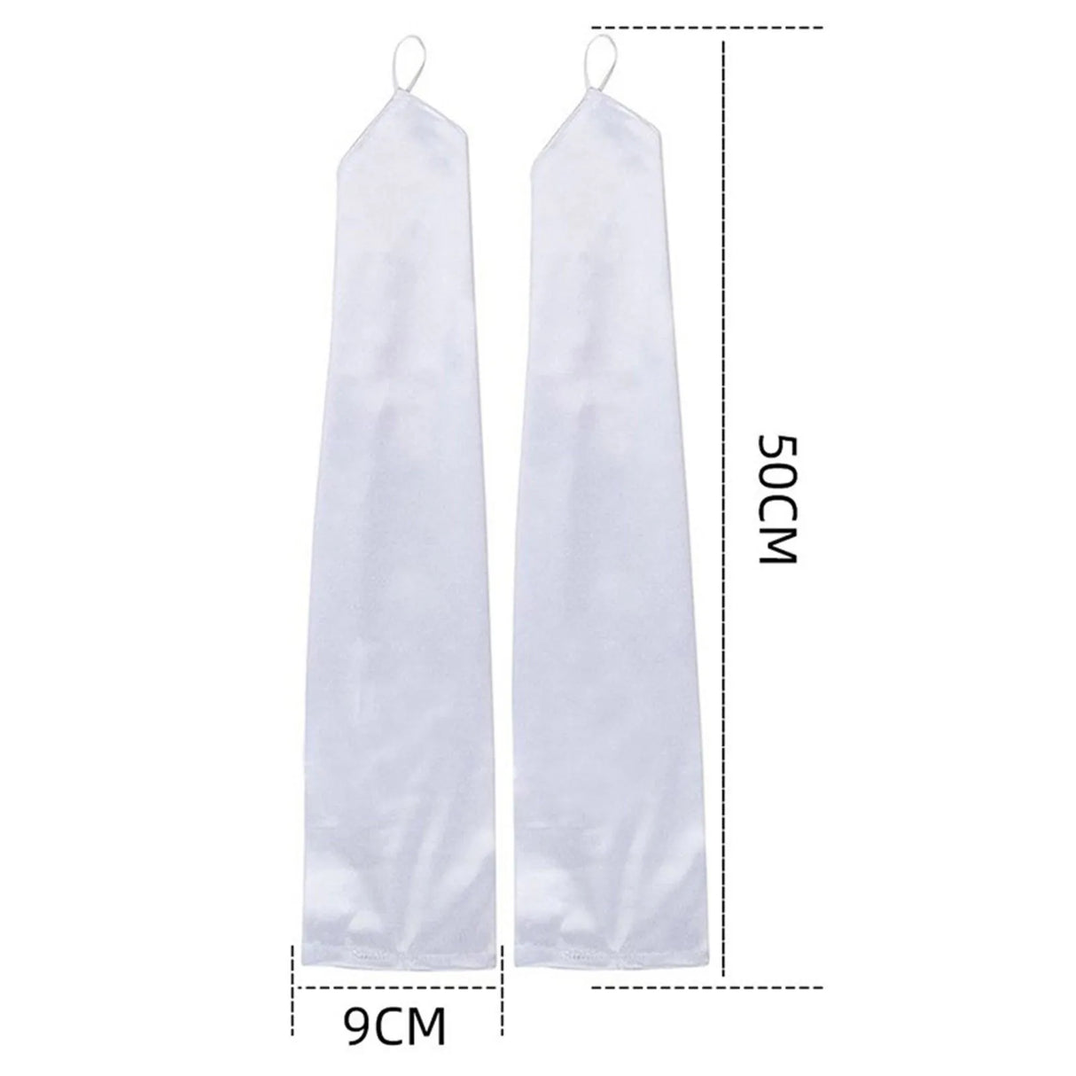 Women Solid Color Satin Gloves Extra Long Dress Satin Wedding Performance Prom Gloves Mittens For Women Cold Weather Gloves - Lootquake