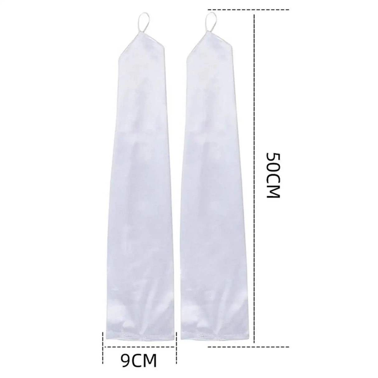 Women Solid Color Satin Gloves Extra Long Dress Satin Wedding Performance Prom Gloves Mittens For Women Cold Weather Gloves - Lootquake