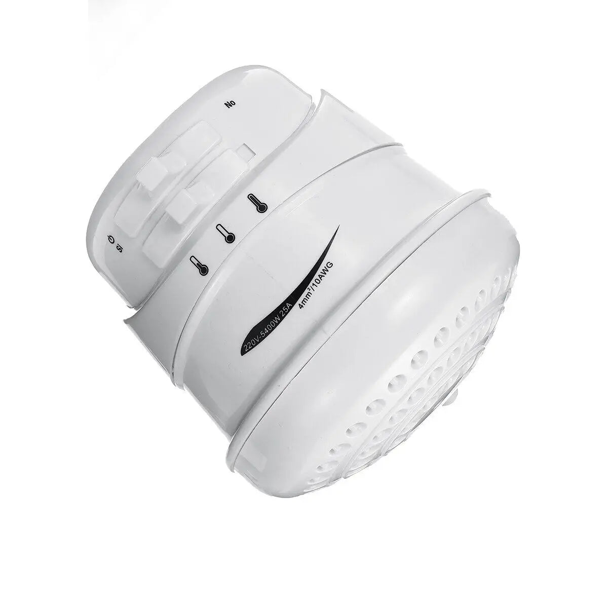 Ducha eléctrica de 2 m, 5400 W, calentador de agua instantáneo sin tanque, 3 temperaturas ajustables, portátil, 110 V/220 V