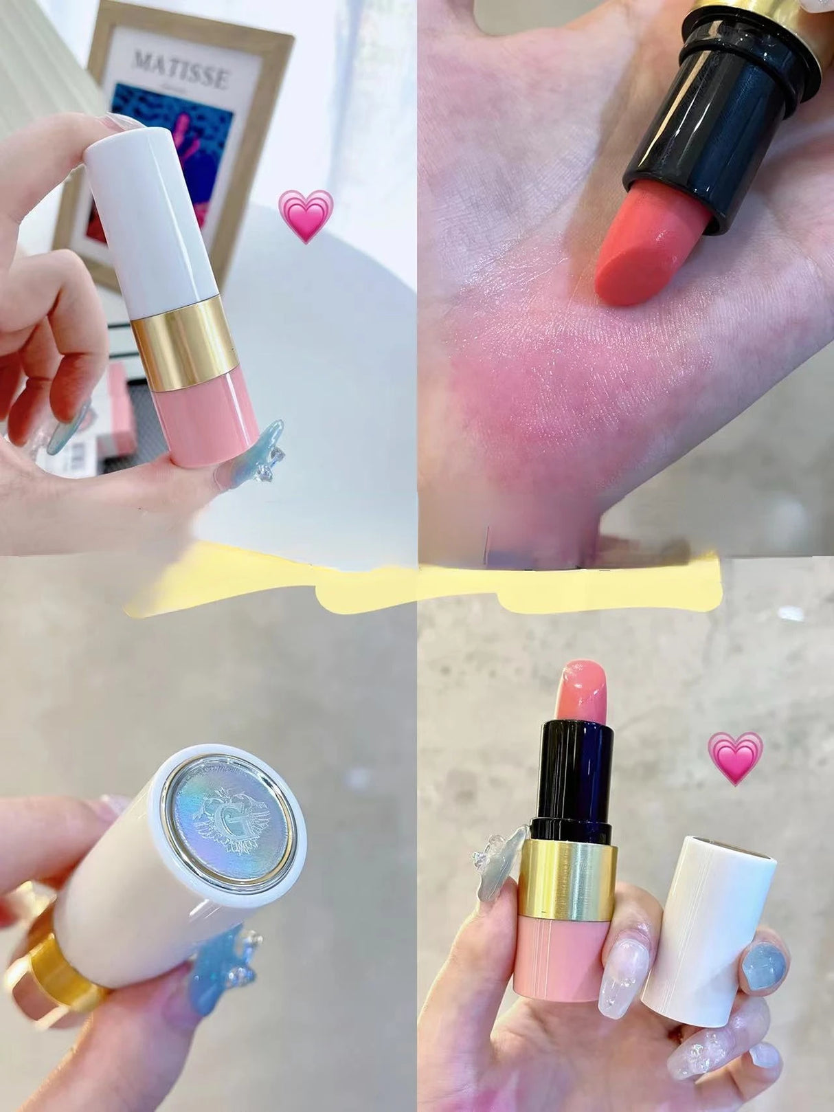 Magnificent Pink Discoloration Lip Balm Makeup Lip Care Moisturize Moisturizing Lipstick Women's Lip Balm Cosmetic