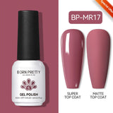 BORN PRETTY 10ml Reflective Glitter Gel Nail Polish Carat Mirage Sparkling Color Shine UV LED Soak Off Semi-Permanant Varnish