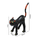 Halloween Theme Standing Balloon Pumpkin Haunted House Spider Cat Foil Balloon Happy Halloween Decor Supplies Kids Gifts