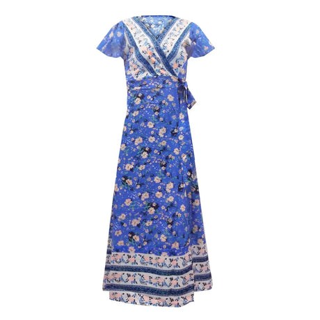 2024 Summer Leisure Hot Sale Holiday Printed Dress Sexy Long Dress Women's Wear - Lootquake