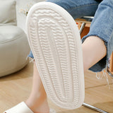 Chaussons de salle de bain EVA à séchage rapide pour femmes, silencieux, confortables, semelles souples, légers, antidérapants, chaussures d'intérieur pour la douche