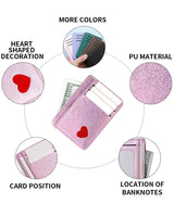 Ultra-thin PU Leather Wallet Credit Card ID Card Holder Male Business ID Card Case for Male And Female Card Holders