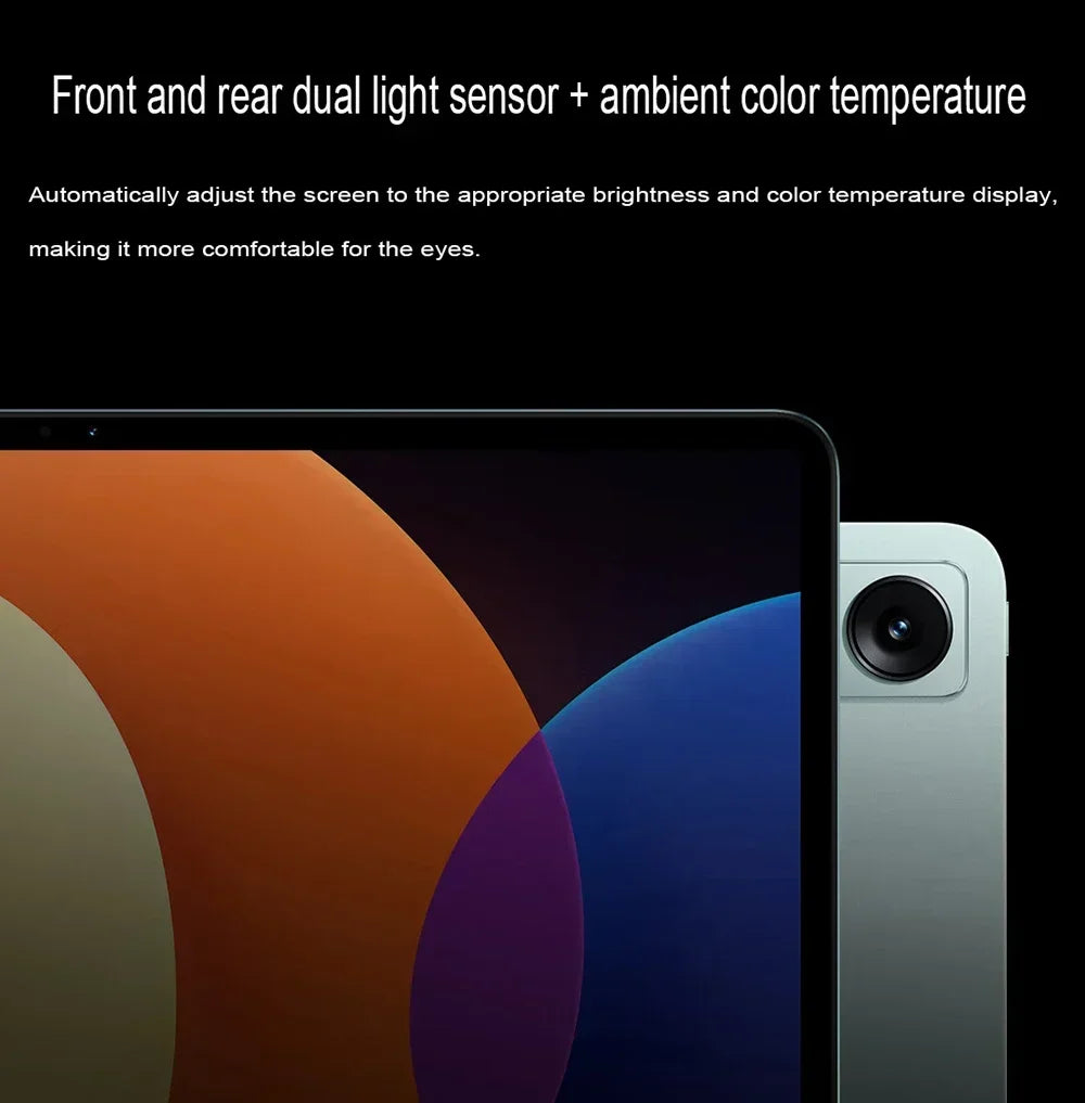 Tablette Android Pad 6 Pro, processeur Snapdragon 870 Octa Core, ROM 1 To, double carte SIM, Wi-Fi 5G, la plus récente de 2025